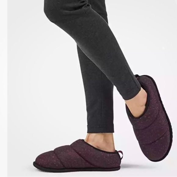 Sorel Go Bodega Run Puffer Faux Fur Epic Plum Leopard Indoor Outdoor Slipper 9 - Picture 1 of 7